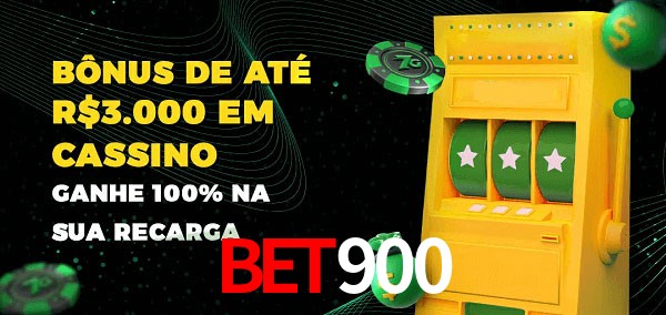 Bet900 melhor bônus de depósito